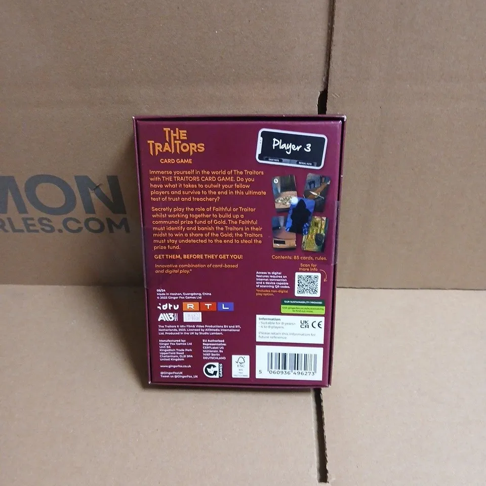 THE TRAITORS CARD GAME