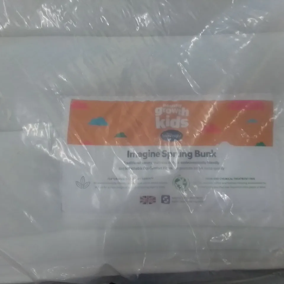 QUALITY BAGGED SILENTNIGHT HEALTHY GROW KIDS SPRUNG BUNK 2'7" MATTRESS