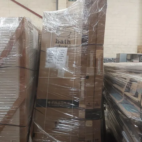 PALLET CONTAINING APPROXIMATELY 11x BATHSTORE SHOWER ENCLOSURE SCREENS