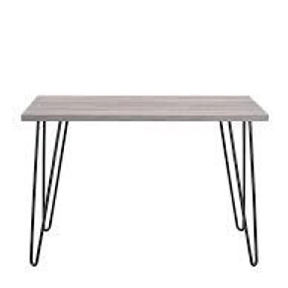 BOXED DOREL HOME OWEN DESK - GREY OAK (1 BOX)