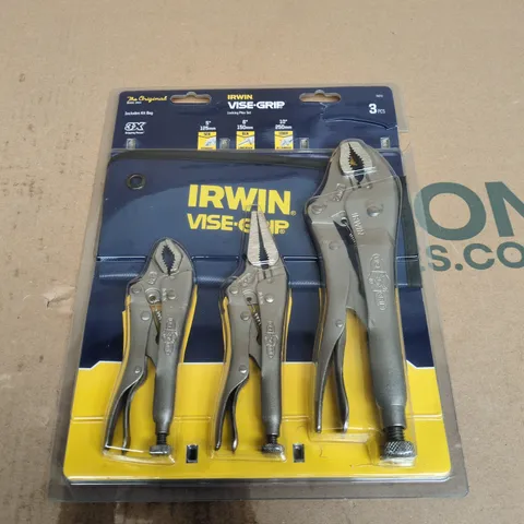 IRWIN VISE-GRIP LOCKING PLIERS SET, 3-PIECE 