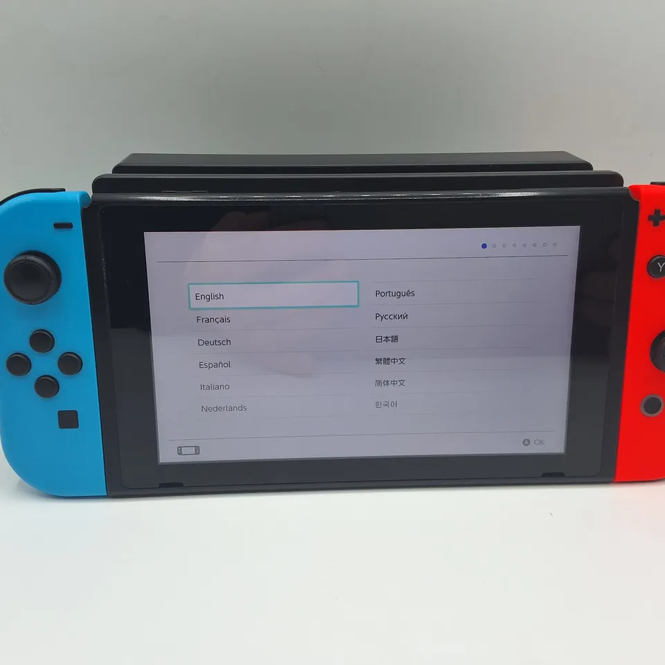 UNBOXED NINTENDO SWITCH WITH DOCK, ACCESSORIES AND EXTRA JOY-CON CONTROLLERS