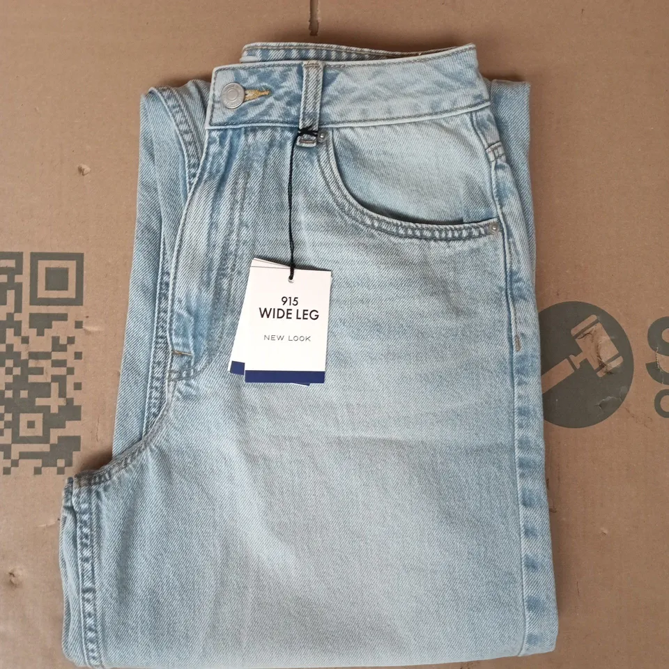 NEW LOOK KID'S 915 WIDE LEG DENIM JEANS IN BLUE SIZE 15 YEARS