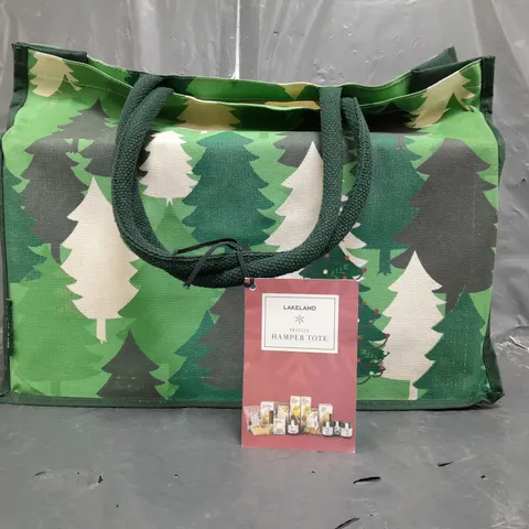 LAKELAND FESTIVE HAMPER TOTE