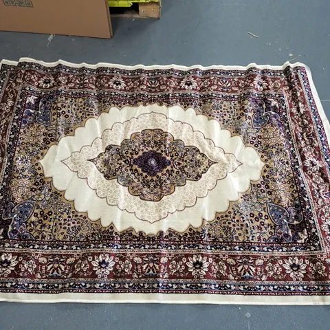UNBRANDED LARGE RUG - BEIGE MULTI - SIZE UNSPECIFIED
