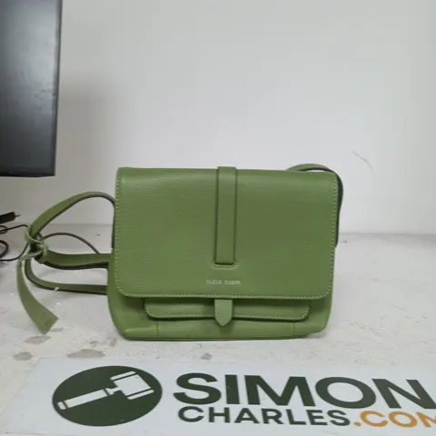 LLYOD BAKER GREEN LEATHER SHOULDER BAG