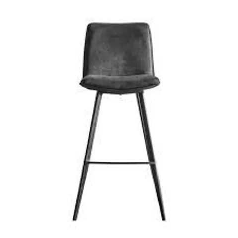 BOXED GALLERY DIRECT KELLY BAR CHAIR IN GREY