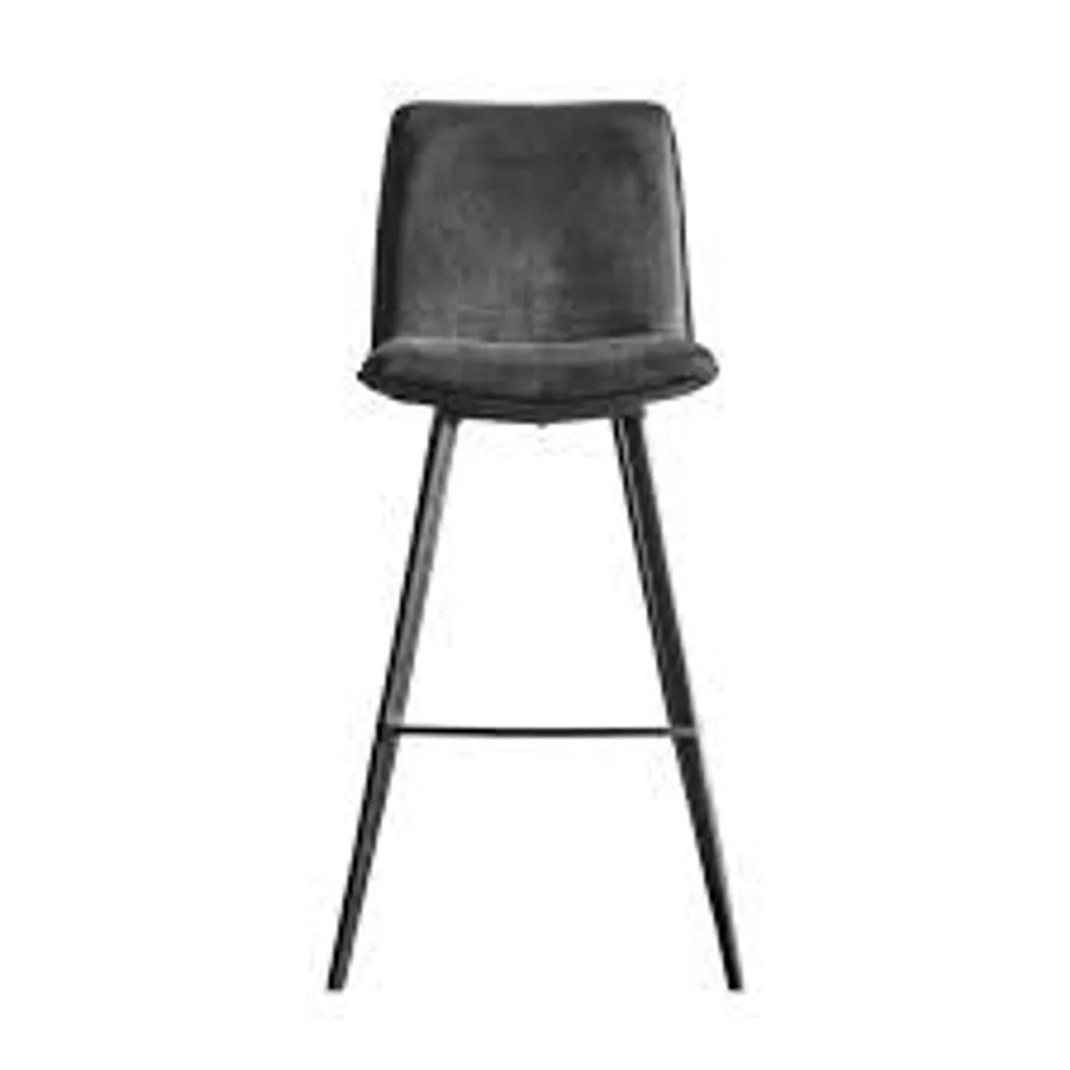 BOXED GALLERY DIRECT KELLY BAR CHAIR IN GREY