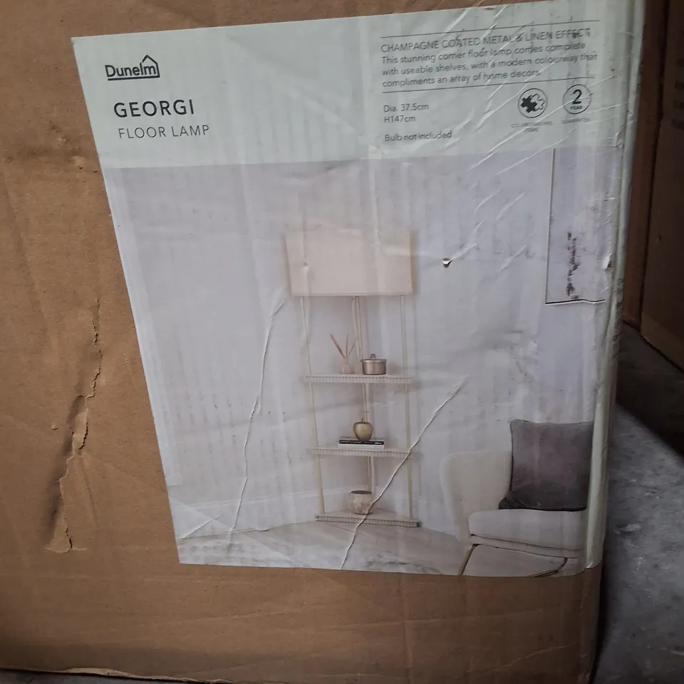 DUNELM GEORGI FLOOR LAMP – BOXED