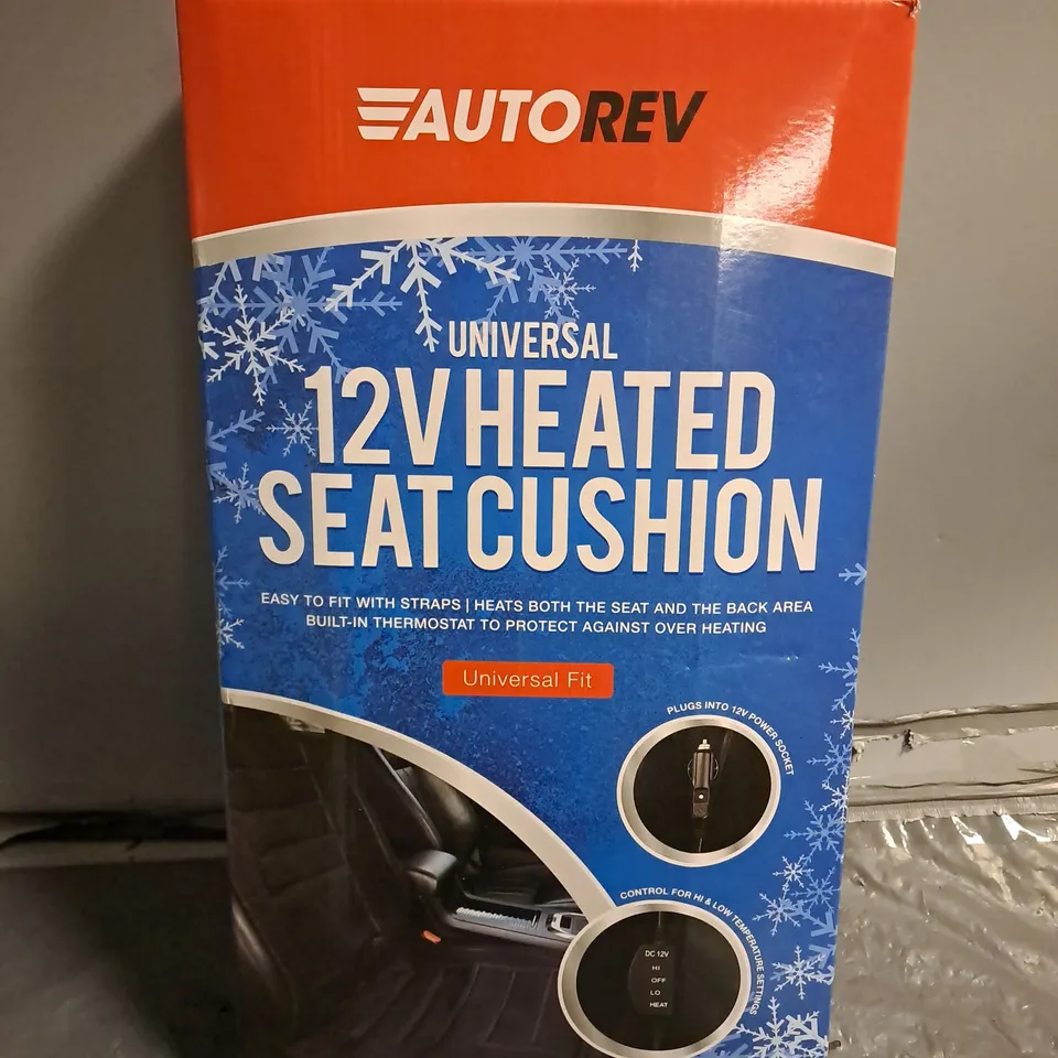 BOXED AUTOREV 12V HEATED SEAT CUSHION