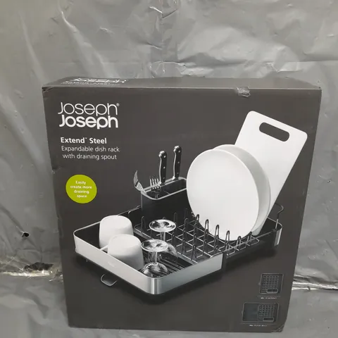 BOXED AND SEALED DISH DRAINER JOSEPH JOSEPH EXTEND STEEL GREY