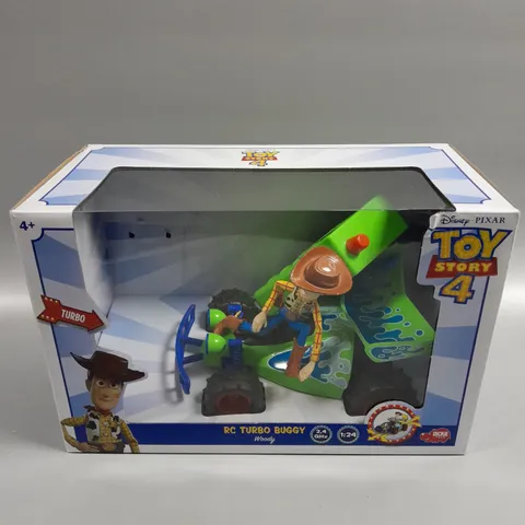 DISNEY PIXAR TOY STORY 4 RC TURBO BUGGY WOODY