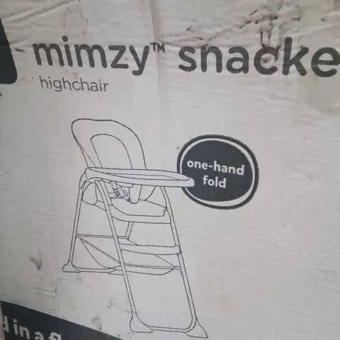 BOXED MIMZY SNACKER PINK HIGHCHAIR
