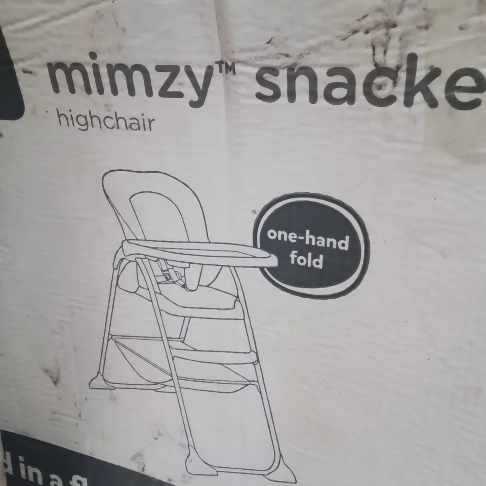 BOXED MIMZY SNACKER PINK HIGHCHAIR 