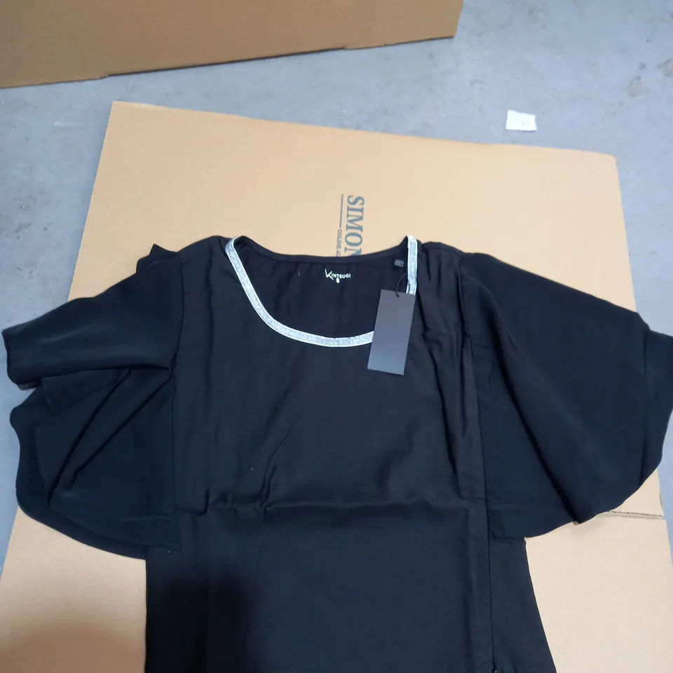 BOX OF ITEMS APPROXIMATELY 10 TO INCLUDE 1 JACKET & 9 T-SHIRTS 