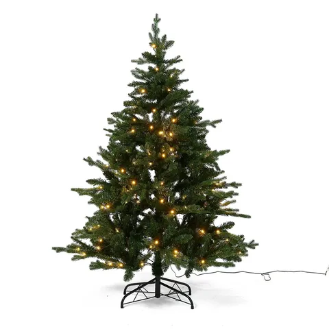 HOME REFLECTIONS PRE-LIT CHRISTMAS TREE GREEN 7FT
