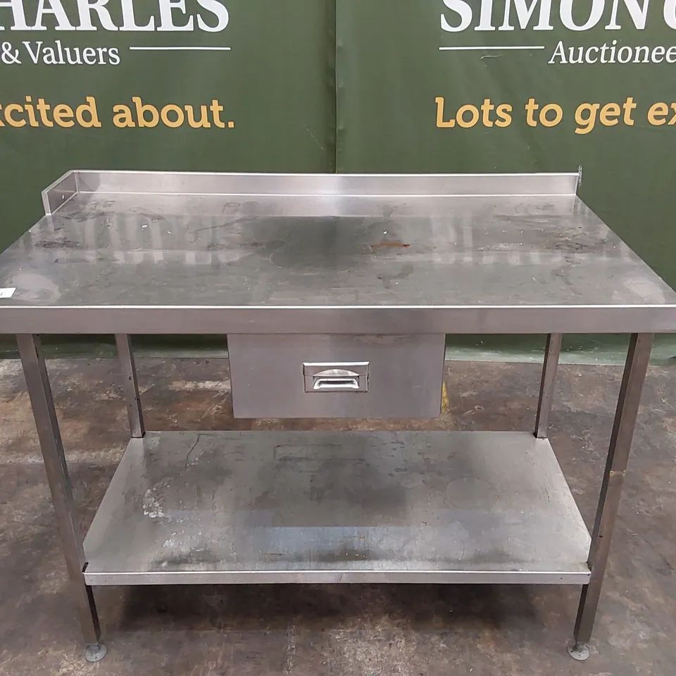 130CM L COMMERCIAL KITCHEN PREP BENCH 