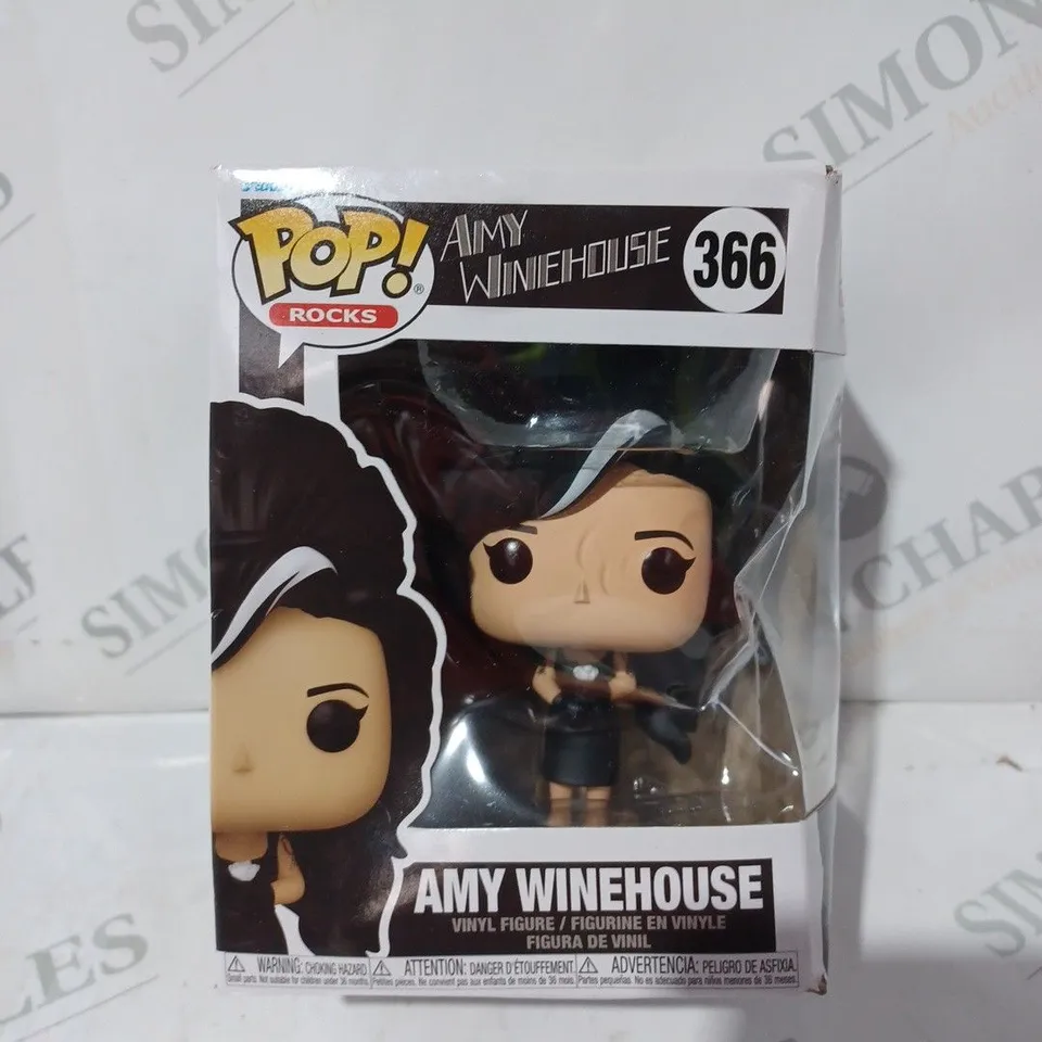 BOXED FUNKO POP ROCKS 366 - AMY WINEHOUSE COLLECTIBLE VINYL FIGURE