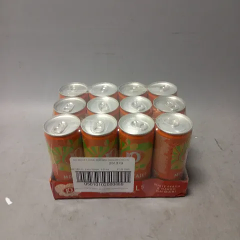 12 J2O MOCKTAIL 250ML NON-ALC WHITE PEACH AND MANGO PAIQUIRI