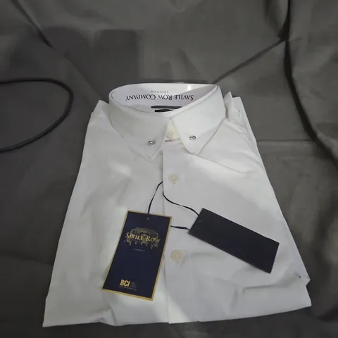 SAVILE ROW COMPANY WHITE SHIRT – EXTRA SLIM FIT, UK COLLAR 17.5 IN
