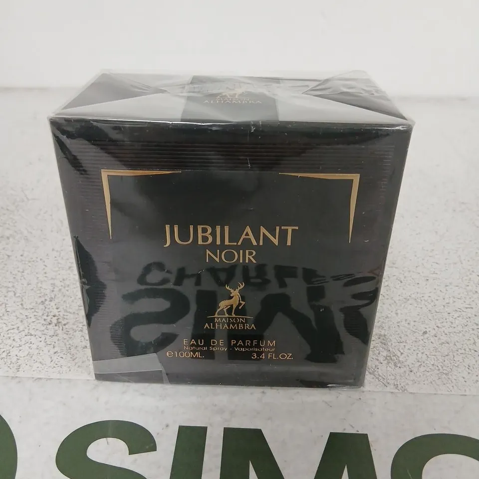 BOXED AND SEALED JUBILANT NOIR MAISON ALHAMBRA EAU DE PARFUM 100ML