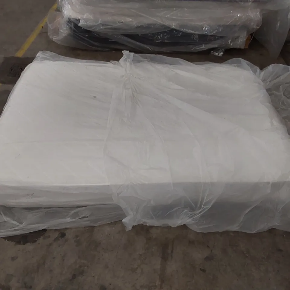 QUALITY BAGGED BIBEAU DEEP QUILTED HYBRID OPEN COIL DOUBLE 4'6" MATTRESS 