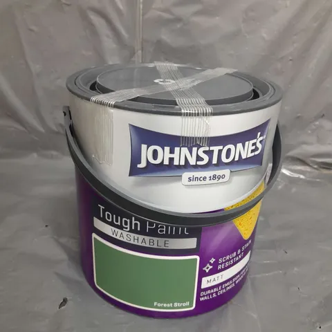 JOHNSTONE'S WASHABLE MATT TOUGH PAINT FOREST STROLL - 2.5L