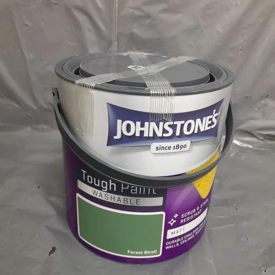 JOHNSTONE'S WASHABLE MATT TOUGH PAINT FOREST STROLL - 2.5L