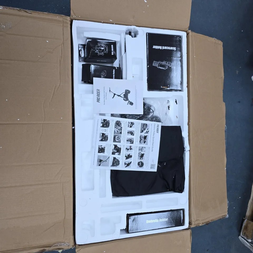 PRO RIDER ELECTRIC GOLF TROLLEY  - BOXED