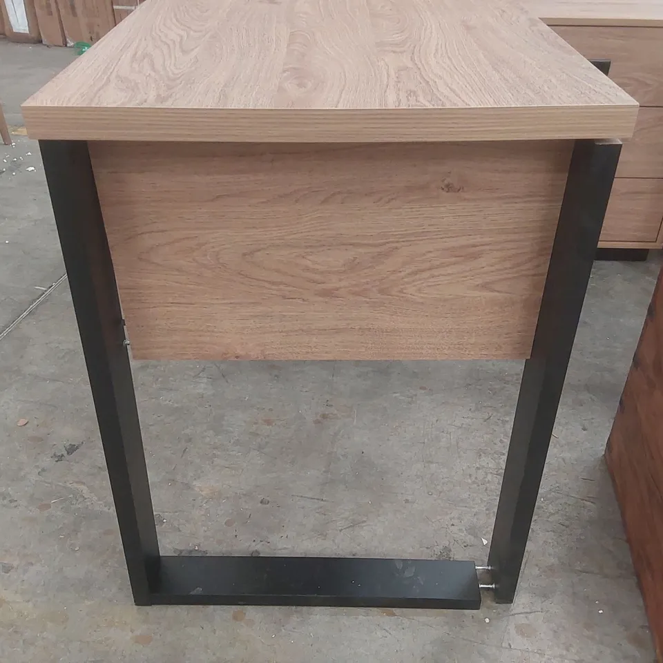 DESIGNER WOODEN CORNER DESK WITH STORAGE