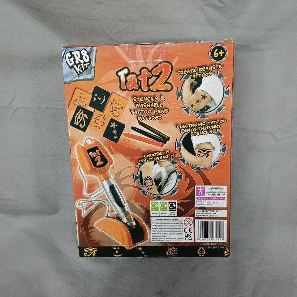 BOXED GR8 KIT TAT2 TATTOO PEN
