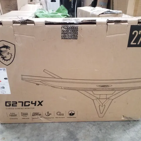 BOXED MSI G27C4X 27" CURVED GAMING MONITOR 