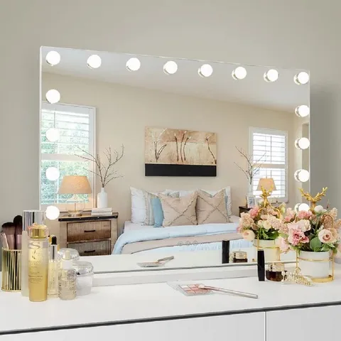 BOXED RECTANGLE LED METAL MIRROR