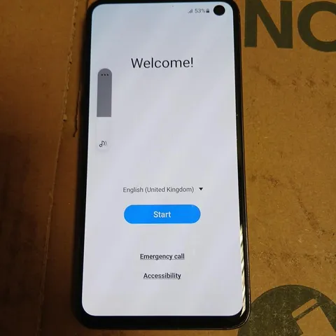 SAMSUNG GALAXY S10E SMARTPHONE – BLACK (CRACKED REAR GLASS)