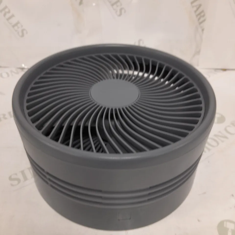 BOXED BELL & HOWELL RECHARGEABLE EXTENDABLE DESK & FLOOR FAN IN GREY