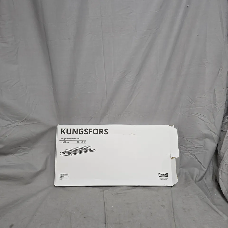 IKEA KUNGSFORS DISH RACK – BOXED, 60 X 30 CM
