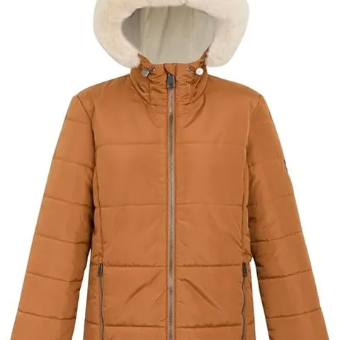BRAND NEW REGATTA WINNIE BAFFLE WOMEN'S JACKET IN BRAN BROWN - UK 12