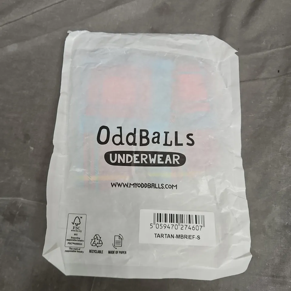 BAGGED ODDBALLS TARTAN MBRIEF - SMALL