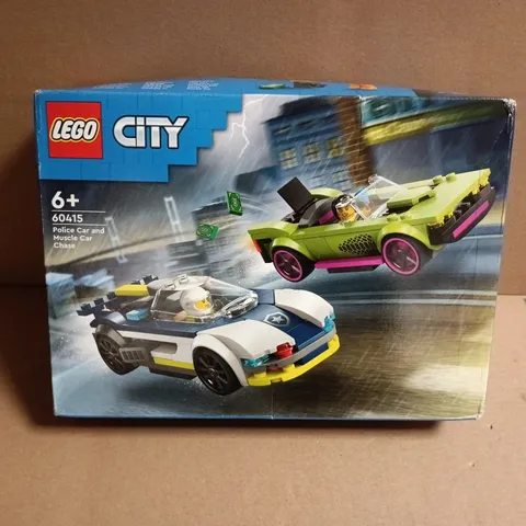 LEGO CITY 60415 POLICE CAR AND MUSCLE CAR CHASE