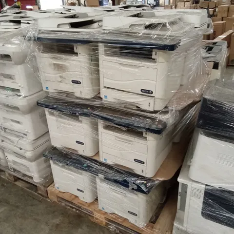 PALLET TO CONTAIN A LARGE ASSORTMENT OF XEROX PRINTERS