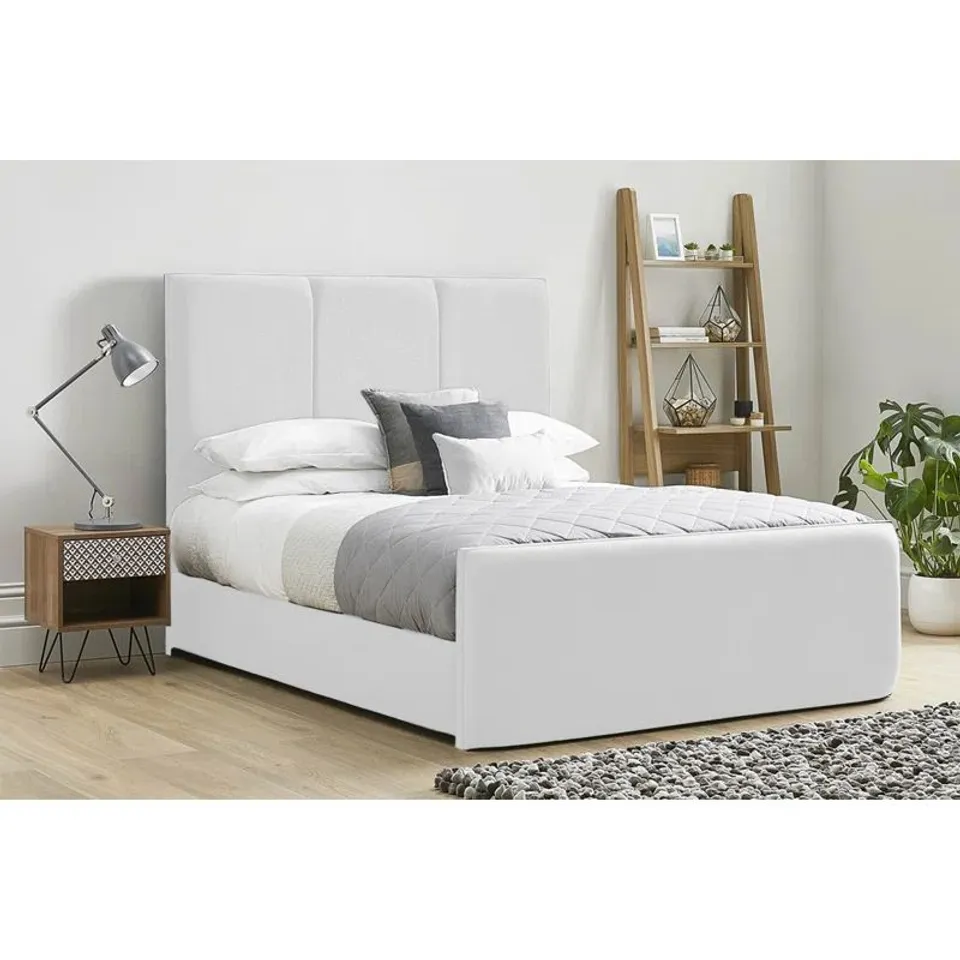 BOXED AND WRAPPED KAILUA UPHOLSTERED BED FRAME (4 PARTS)