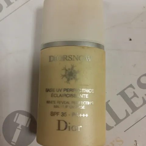 SET OF APPROX 5 DIORSNOW BASE UV PERFECTRICE BEIGE 30ML