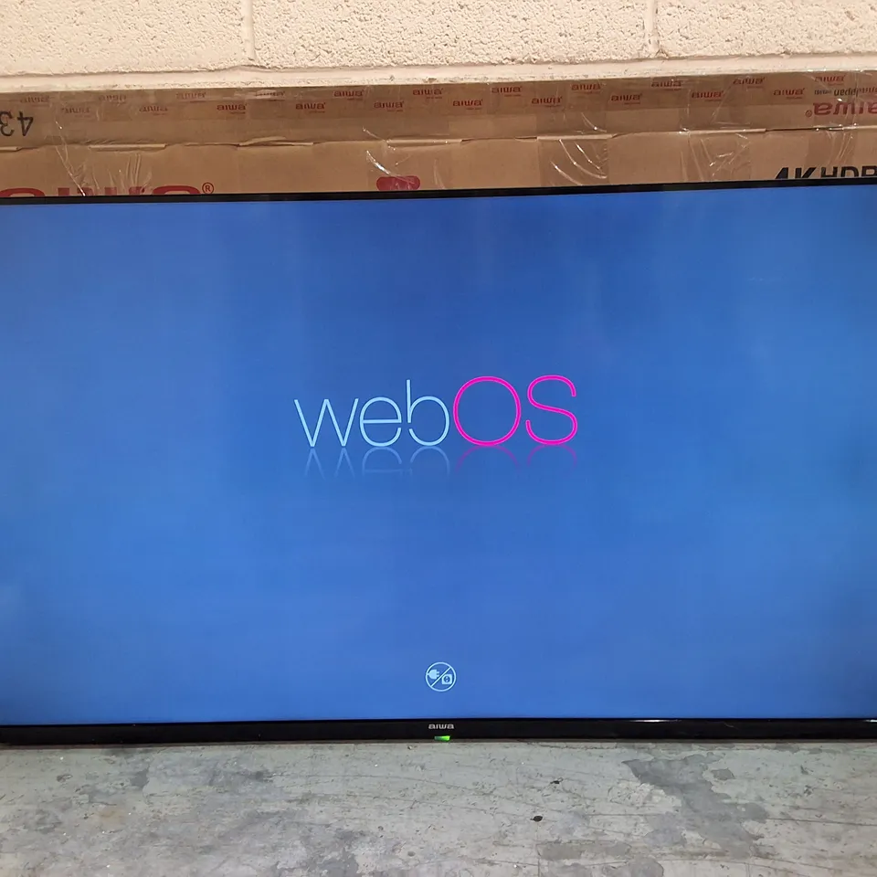 BOXED AIWA JAPAN 43" 4K HDR ULTRA HD TV - WS-438G