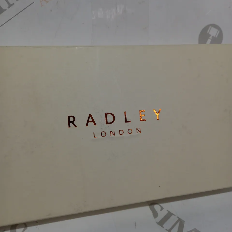 BOXED RADLEY LONDON BLACK LEATHER PURSE 