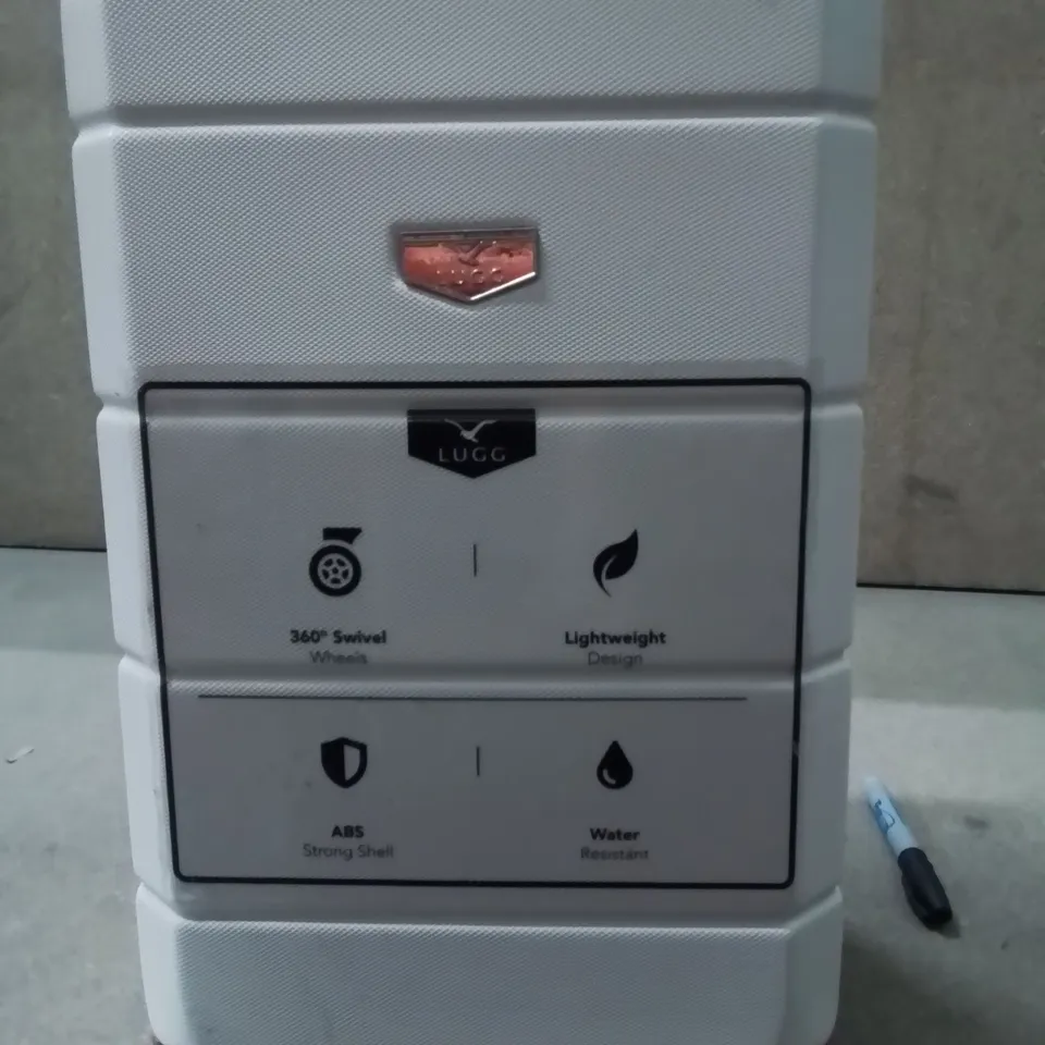 LUGG JETSET CABIN BAG CREAM&BROWN