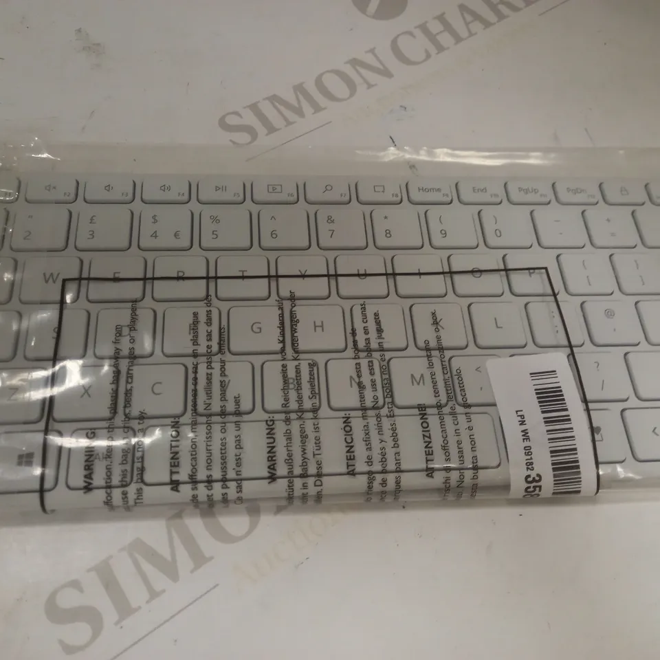 MICROSOFT 21Y-00034 DESIGNER COMPACT KEYBOARD - WHITE