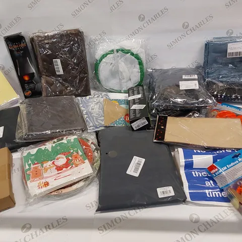 BOX OF 20 BRAND NEW ITEMS TO INCLUDE: TWP 2-PIECE RATCHET STRAPS, THE GLENCAIRN GLASS, CHRISTMAS PLATES