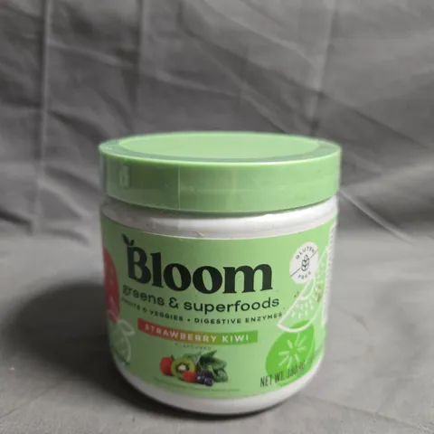 BLOOM GREENS & SUPERFOODS – STRAWBERRY KIWI, 180G