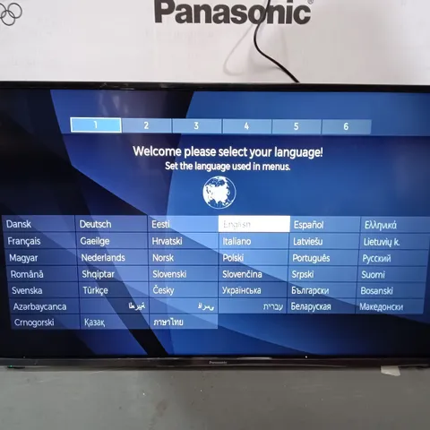 BOXED PANASONIC TX-43JX600B  SMART 4K LED TV WITH VOICE CONTROL COMPATIBILITY