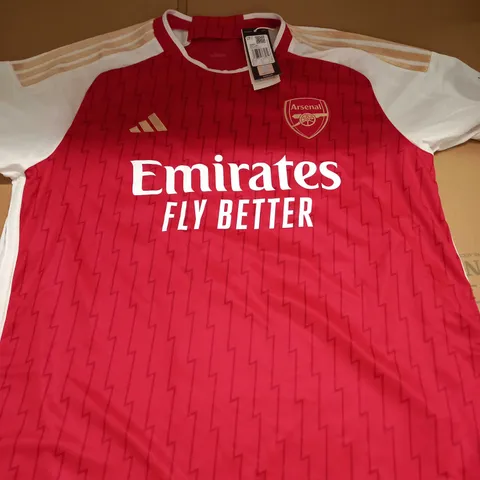 ARSENAL FC HOME SHIRT WITH NOVAK 10 SIZE XL